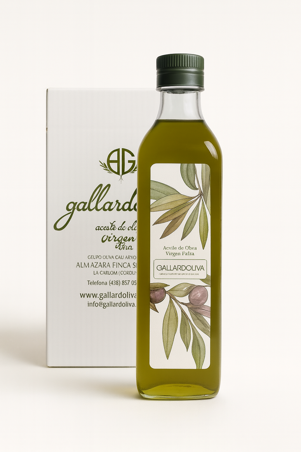 Caja de 6 Botellas de 1 lit. de AOVE Sin Filtrar (Campaña 25/26)